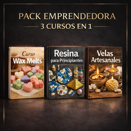Pack Emprendedora Creativa – 3 Negocios Desde Casa